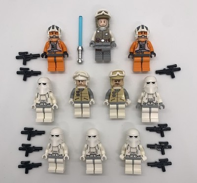 LEGO Star Wars Luke Skywalker Snowtrooper Minifigure Lot Hoth