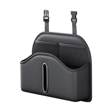 PU Leather Car Seat Back Organizer Multi-Functional Auto Seat Headrest Hanging S