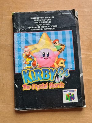 Nintendo 64 / N64 - Kirby The Crystal Shards - Anleitung