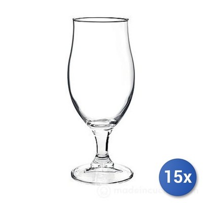15X Biergläser Aus Klarem Glas Executive 0,4Cl Bormioli rocco