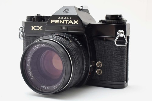 Pentax KX Black SLR 35mm Film Camera w/SMC 55mm F1.8 Lens From JAPAN # 2579843 - Picture 2 of 12