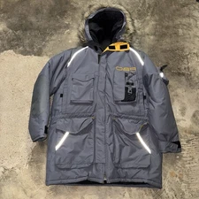 VTG Nike ACG Jacket Lvl 3 Thick Down Insulated Expedition Fur Hood Parka Size L