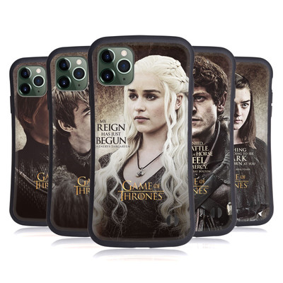 OFFIZIELLE HBO GAME OF THRONES QUOTES HYBRID HUELLE FÜR APPLE iPHONES HANDYS