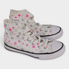 Converse Kids' Chuck Taylor All Star Easy On Sparkle Party Shoes Size 12