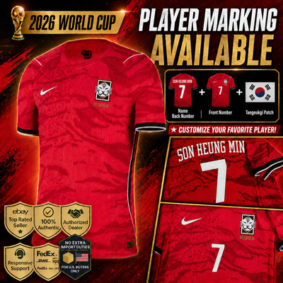 Nike Korea 2026 Dri-Fit ADV Match Heim Trikot Global Rot Schwarz IB5175-679