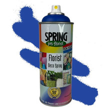 Spring Pro Florist Floral Spray Paint Fresh Dried  Silk Flowers - Royal Blue