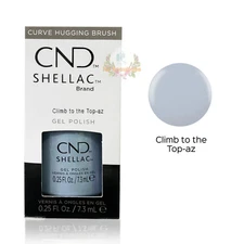 CND Shellac UV Gel Polish 0.25 oz NIB Climb to the Top-az