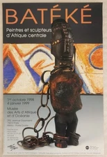 BATéKé affiche originale exposition 1998