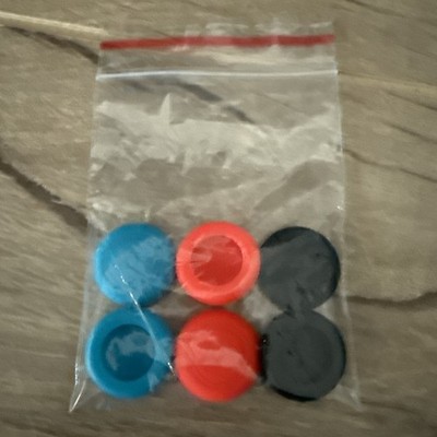 6 Cap For Nintendo Switch/Lite/OLED Thumb Joy Con Stick Grip Analog Rubber Cover