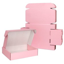 FORBFAN 9x6x2 Inch Pink Shipping Boxes, 30-Pack Mailing Boxes for Small Busin...