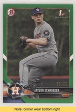 2018 Bowman Draft Green 58/99 Jayson Schroeder #BD-23 READ fm0