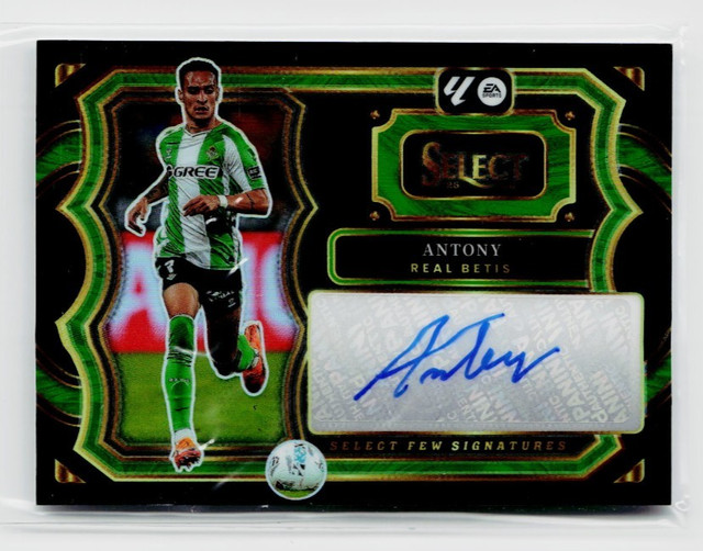2025-26 Panini Select La Liga Antony #SF-A Select Few Signatures Black 1/1