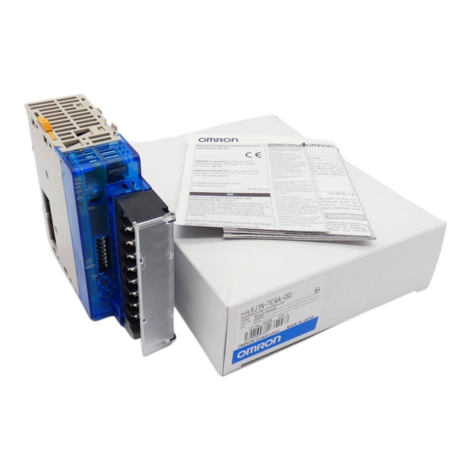 Omron EJ1N-TC4A-QQ Ver:1.2 24VDC Temperature Control Unit -Unused/Original Box-