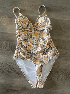 Women s Cupshe One Piece Swimsuit Floral Size Small
