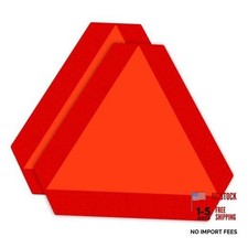Pack of 0 Slow Moving Vehicle Sign, PVC Vinyl Decal Slow Moving Vehicle 2