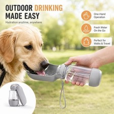 Portable Dog Water Bottle Leakproof Travel Drinking Bowl for Puppy Pets