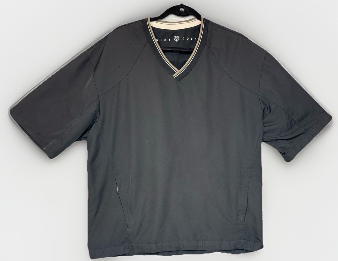 SACAI X NIKE Nike Golf Maglione Uomo Manica 3 4 Giacca a Vento Nero Taglia Grandi Tasche