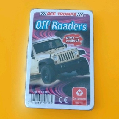 Ace Trumps - Off Roaders Brandneu Factory Sealed Kartenspiel.                   