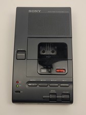 Sony M-2000 Microcassette Cassette Transcriber Recorder Tested No Power Supply