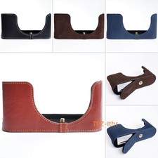 For Leica Typ116 Q QP Q-P Handmade Genuine Real Leather Half Camera Case Bag