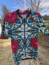 Velocio STAINED GLASS Ultralight Women Short Sleeve Jersey XXS  Road Gravel