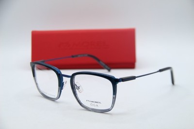 NEW MOREL OGA 10173O BG11 BLUE GRAY AUTHENTIC FRAMES EYEGLASSES 55-21