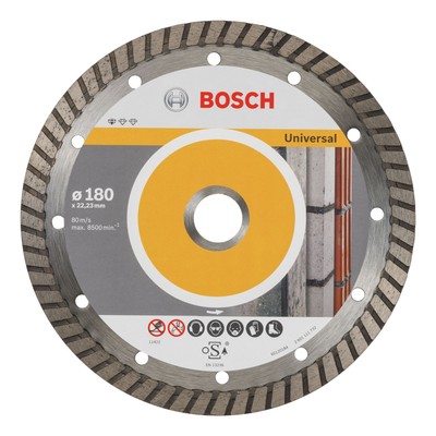 Bosch Zubehör Standard for Universal Turbo Diamanttrennscheibe - 180 x 22,23...