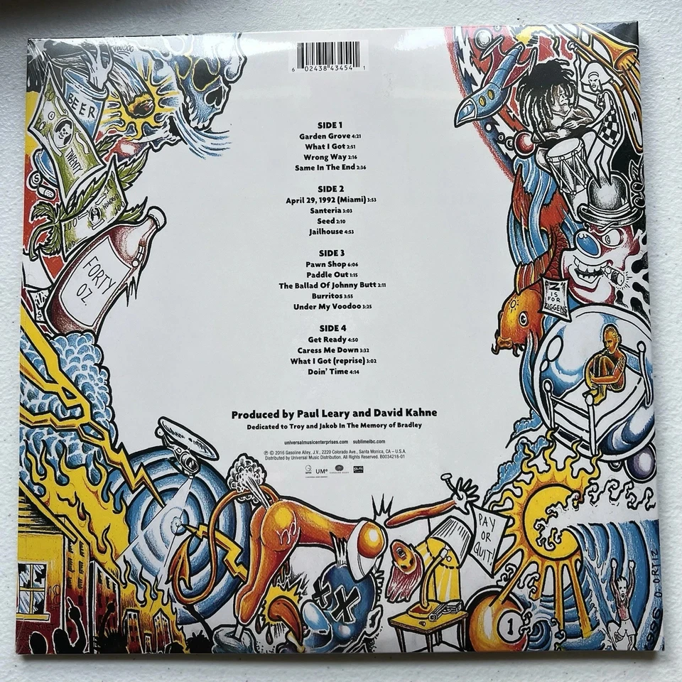 Sublime Vinyl Record 2LP Red/Yellow Exclusive Limited Sealed New Titled SUBLIME - Image 3 of 4