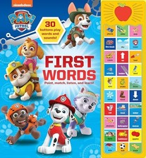 PAW Patrol Chase, Skye, Marshall, and More First Words 30-Button Sound Book...