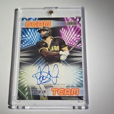 2023 Topps Stadium Club Fernando Tatis Jr. Beam Team Auto /15 Padres