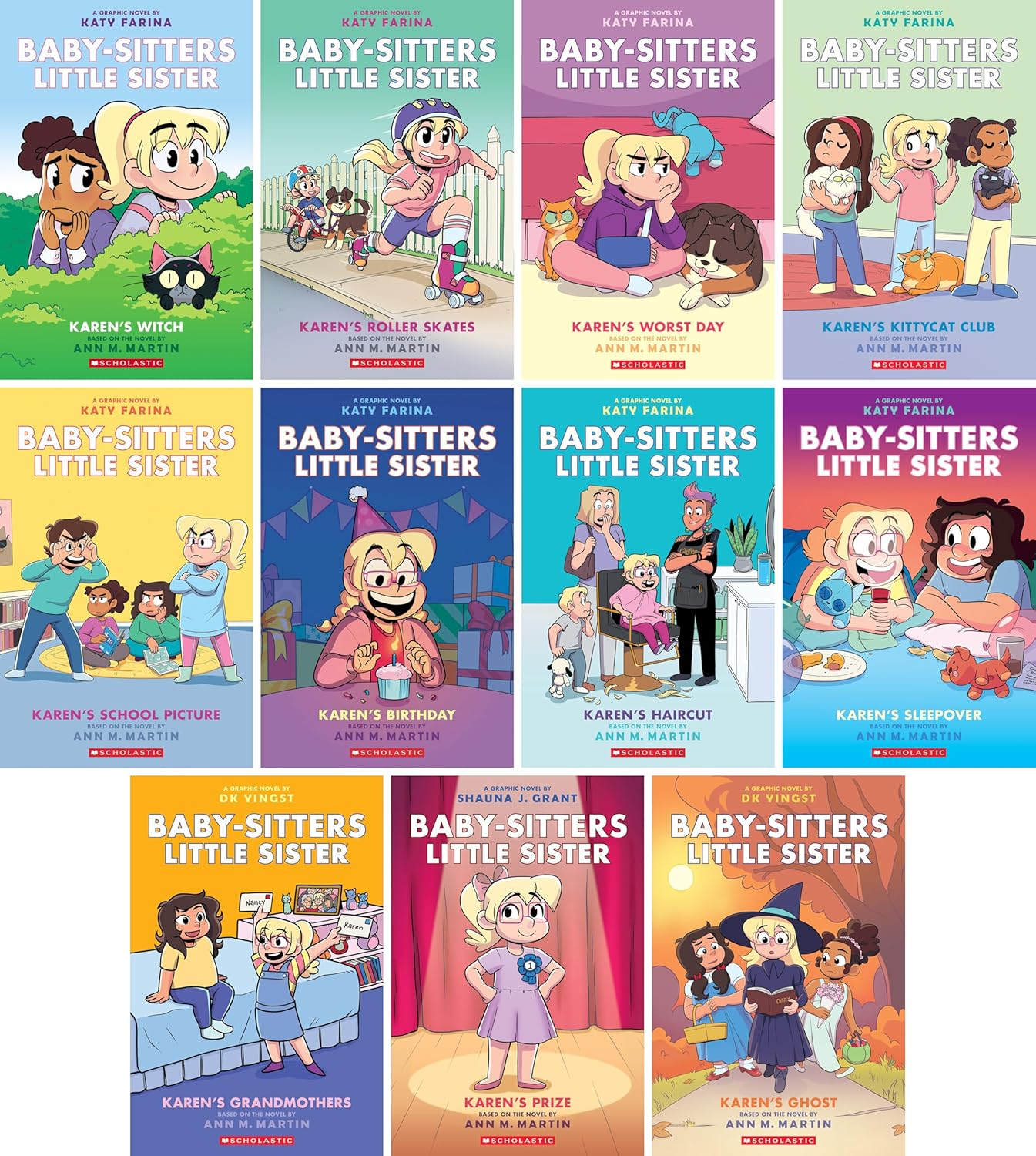 Baby-Sitters Little Sister (11 Books) Graphic Novels Series Set (Graphix) (Books