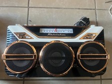 Studebaker SB2003BT Series Retro Portable AM/FM Radio Bluetooth Red/Black Workin