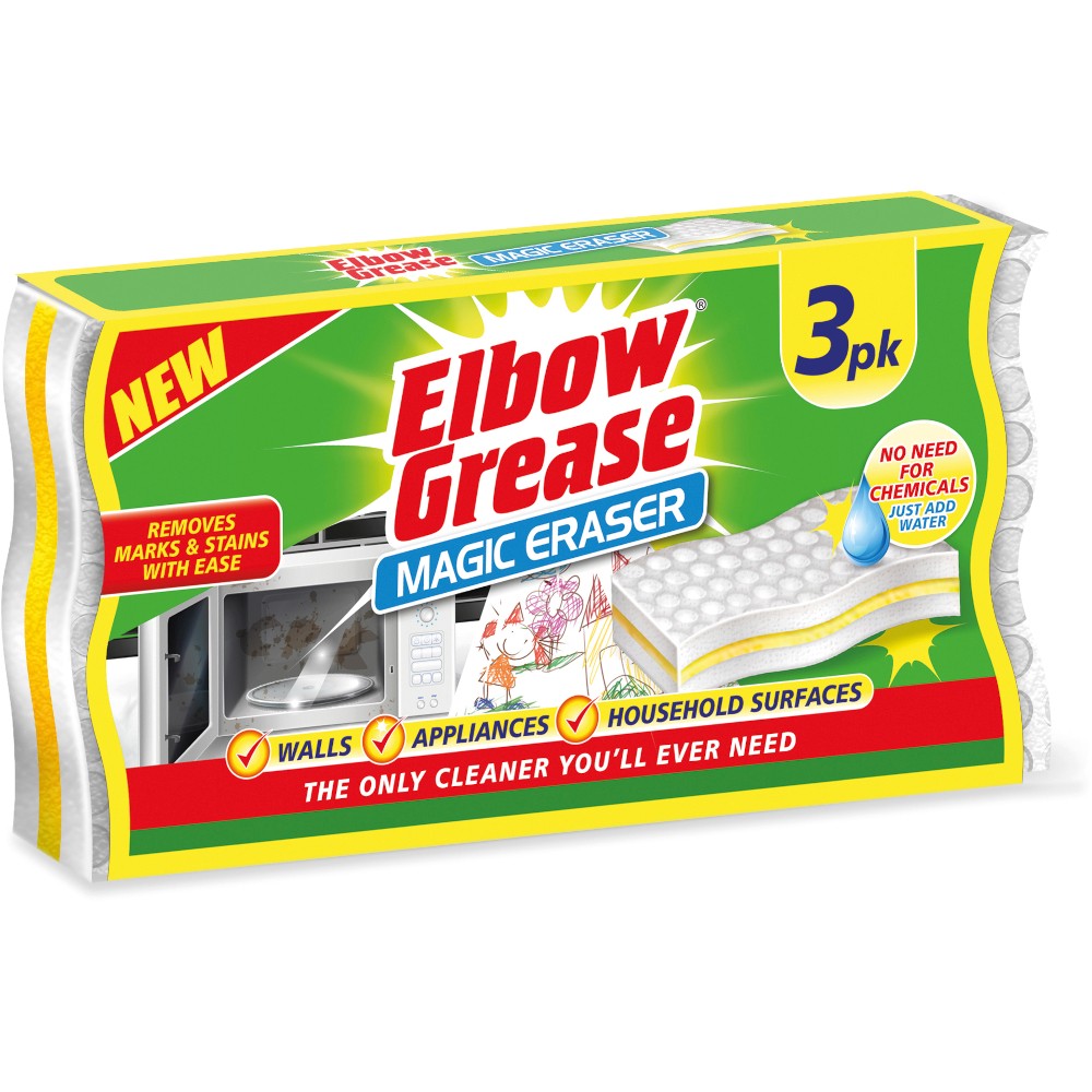 Elbow Grease Magic Eraser 3pk