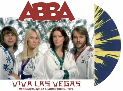 ABBA Viva Las Vegas Live At Performing Arts  Las Vegas  lp ltd splatter mint new