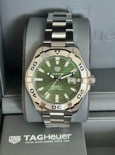 TAG HEUER WAY2015.BA0927 Aquaracer Caliber 5 Green Automatic Men's Swiss Watch