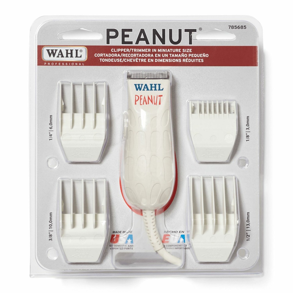 Máquina Terminadora Wahl Profesional Peanut 8655 Trimmer Para Corte Y Detallado De Cabello