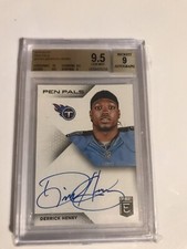2016 Derrick Henry Pen Pals Rookie Auto Bgs 9.5