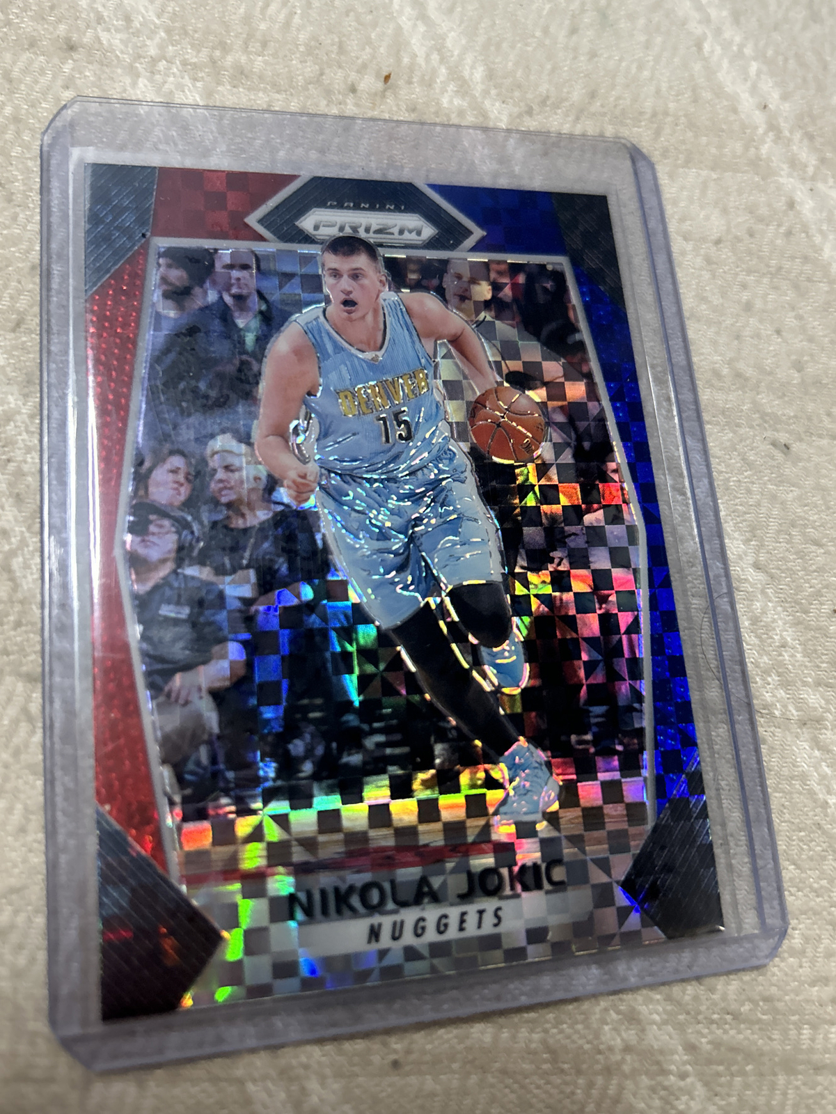 2017-18 Panini Prizm Nikola Jokic #166 Silver Prizm NUGGETS Checkerboard 🔥