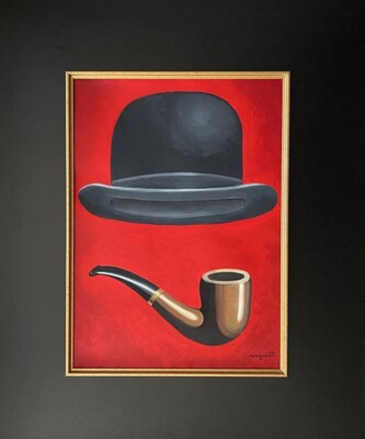 Rene Magritte 1898-1967 Watercolor / Gouache On paper hand signed