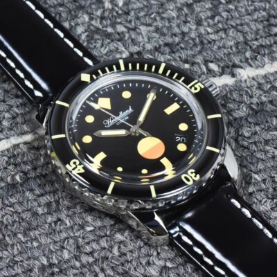 Hruodland Classic Dress Diving Men Watches PT5000 Automatic Mechanical Watch