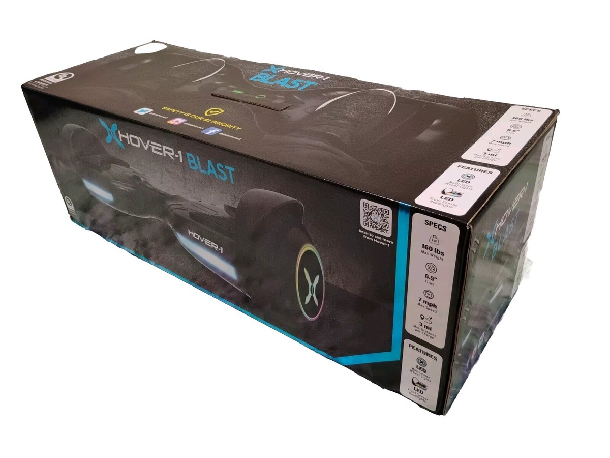 Hover-1 Blast Electric Hover board LED Wheels LED Sensor Black 7