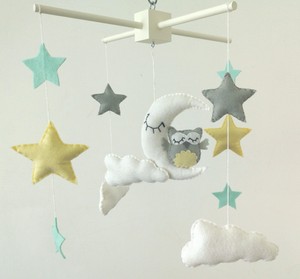 moon baby mobile