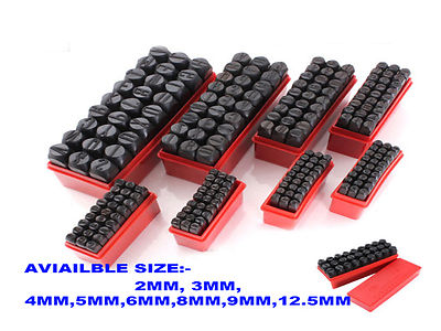 36 Stck. ZAHL & ALPHABET BUCHSTABE Metall Stempel Stanze Set Werkzeug Stanze Marker Holz Handwerk