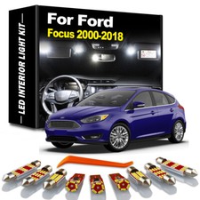 Kit de luces interiores LED Canbus para Ford Focus 2000-2018 accesorios coche mapa lámpara