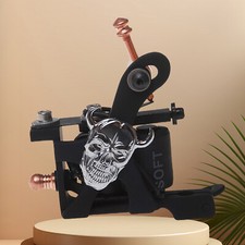 Tattoo Coil Machine Liner Tattoo Machines Iron 10 Wrap Coils Black 404-G
