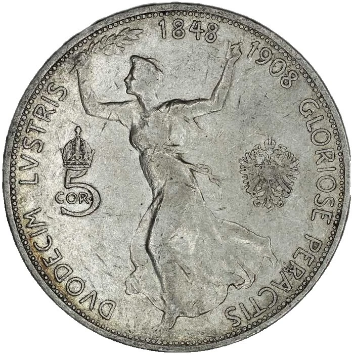 Uncertified Silver 1908 Year Austrian Coins