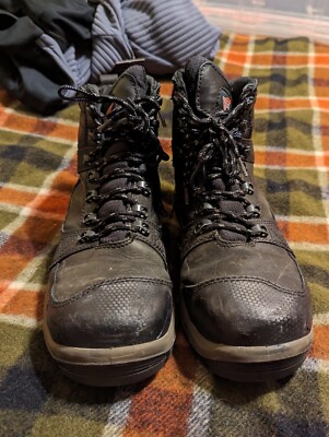 Red Wing Shoes Men's Black Tradesman 6'' WP Work Boot Size US 9 Eu 42 6617 Boots