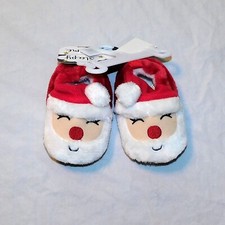 NEW Baby Toddler Santa Claus Slippers Christmas 12-18 18-24 Months Unisex