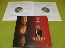 Dustin Hoffman - Outbreak - Laser Disc - Widescreen Extended 1995 USA Made EX