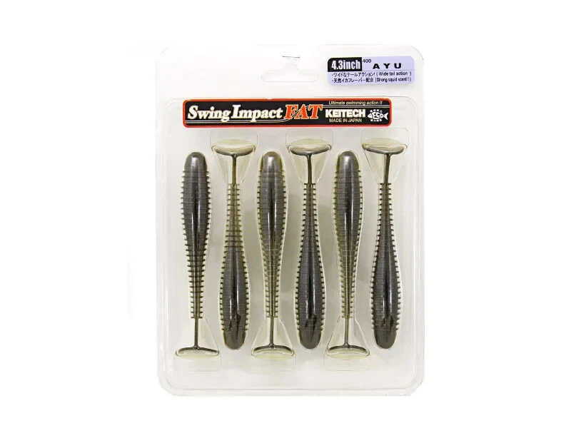 Keitech Swing Impact Fat 2,8" 3,3" 3,8" 4,3" 4,8" 5,8" Barsch Zander Hecht Shad - Bild 3 von 4